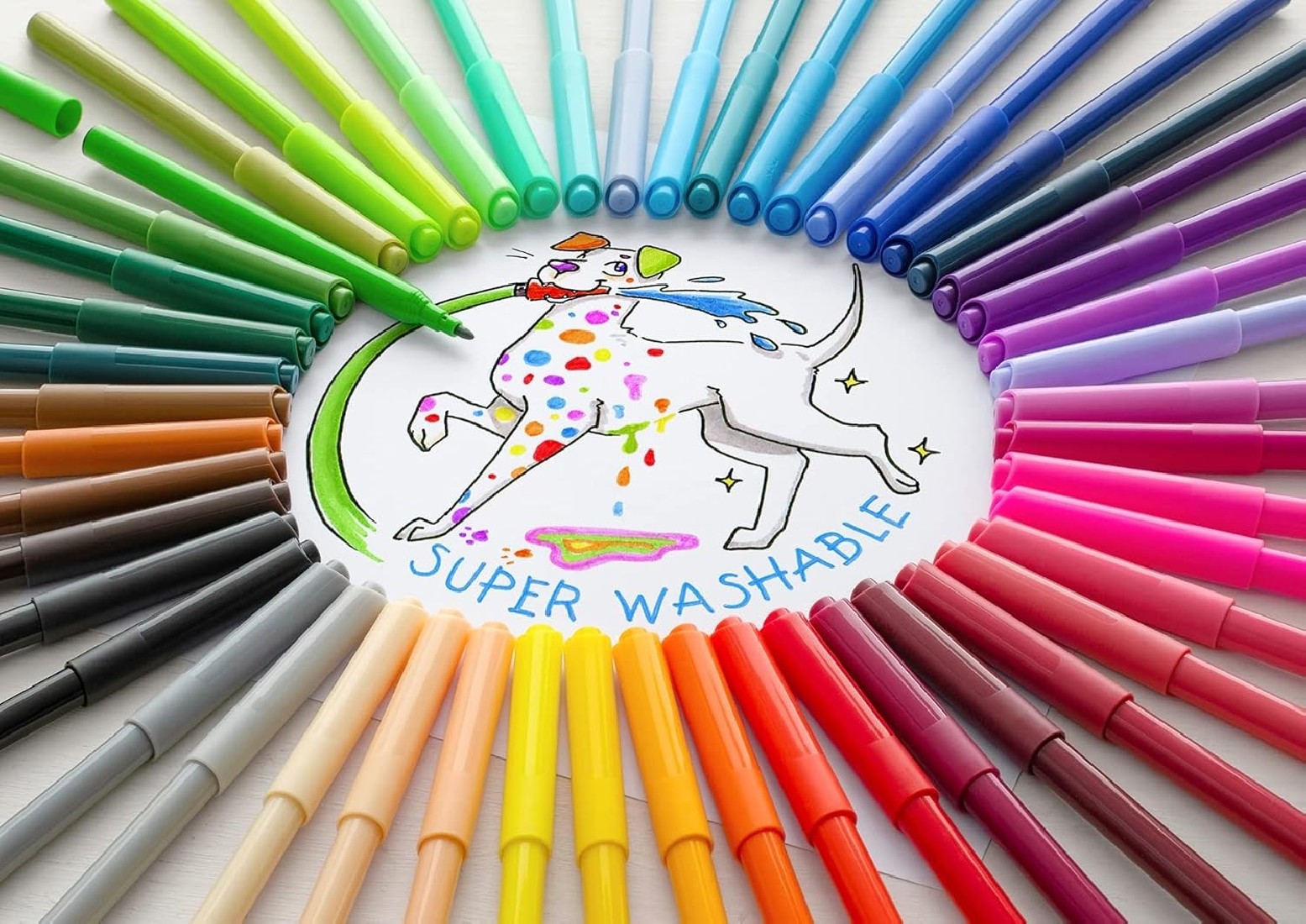 Faber Castell Fibre-tip pen Castle Cardboardbox 50pc. 554204