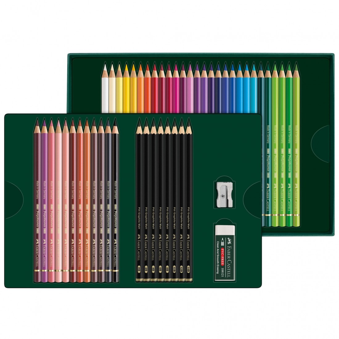 Faber Castell Polychromos and Graphite Matte, 50 Piece Gift Set 210054