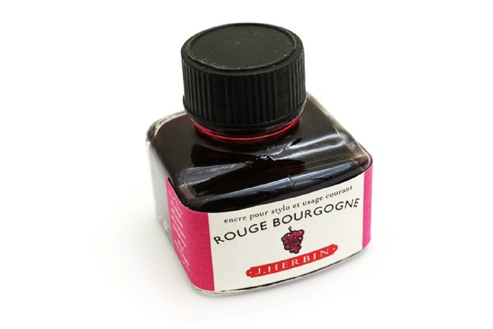 FOUNTAIN PEN INK 13028 ROUGE BOURGOGNE(BURGUNDY) J.HERBIN