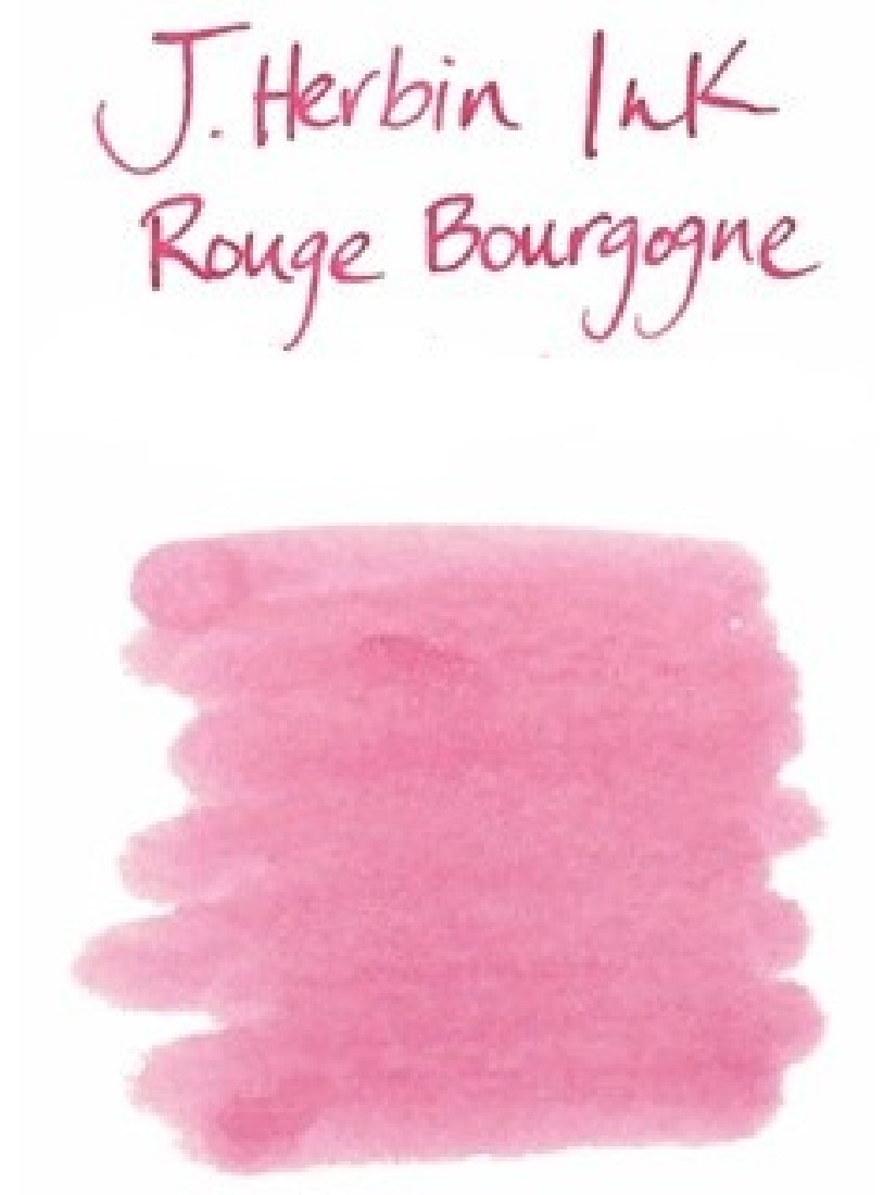 FOUNTAIN PEN INK 13028 ROUGE BOURGOGNE(BURGUNDY) J.HERBIN