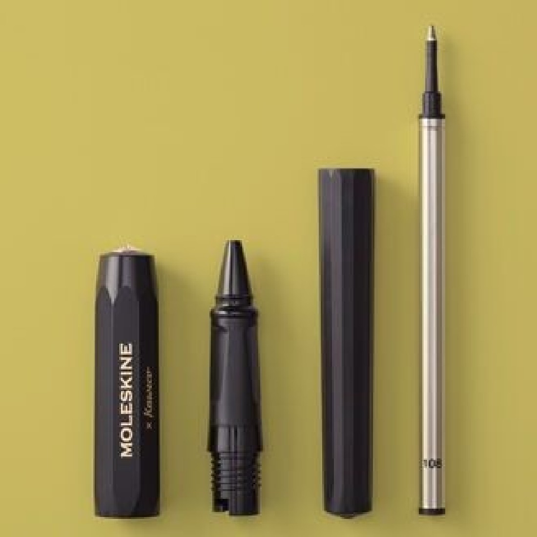 Kaweco and Moleskine black rollerball