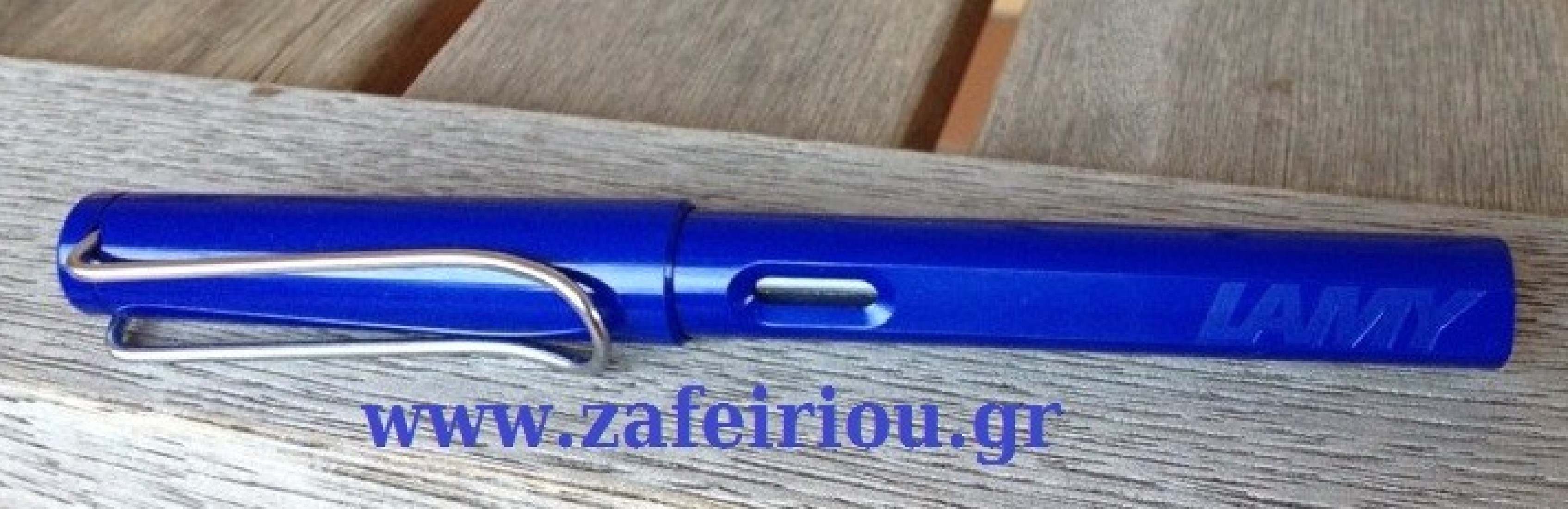 Lamy Safari Shiny Blue Fountain Pen 014