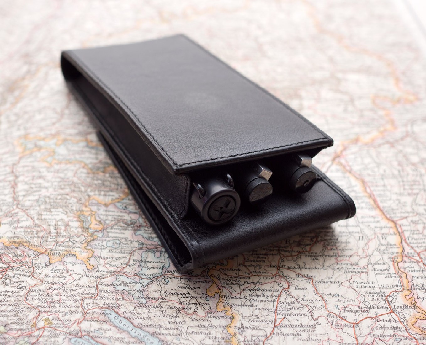 Lamy A203 Pen Case for 3 Pens Black