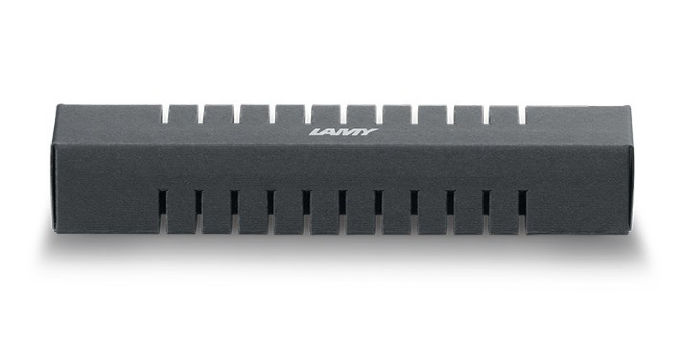 Lamy Safari Steel Black Ballpen 2E2