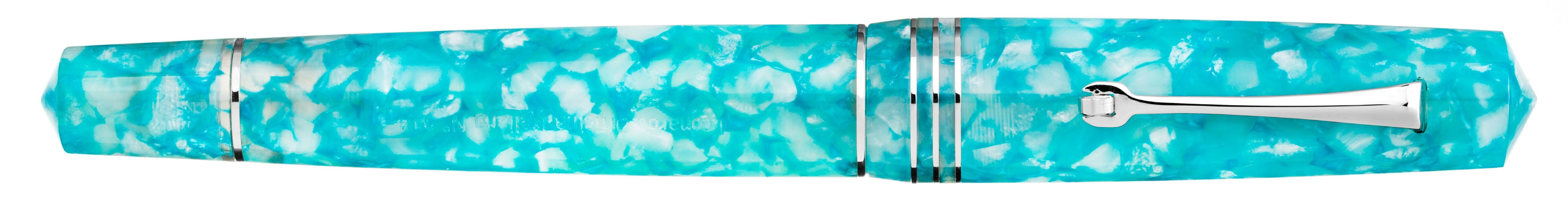 Leonardo Officina Italiana Momento Zero Blue  Fiordacqua Grande Fountain pen