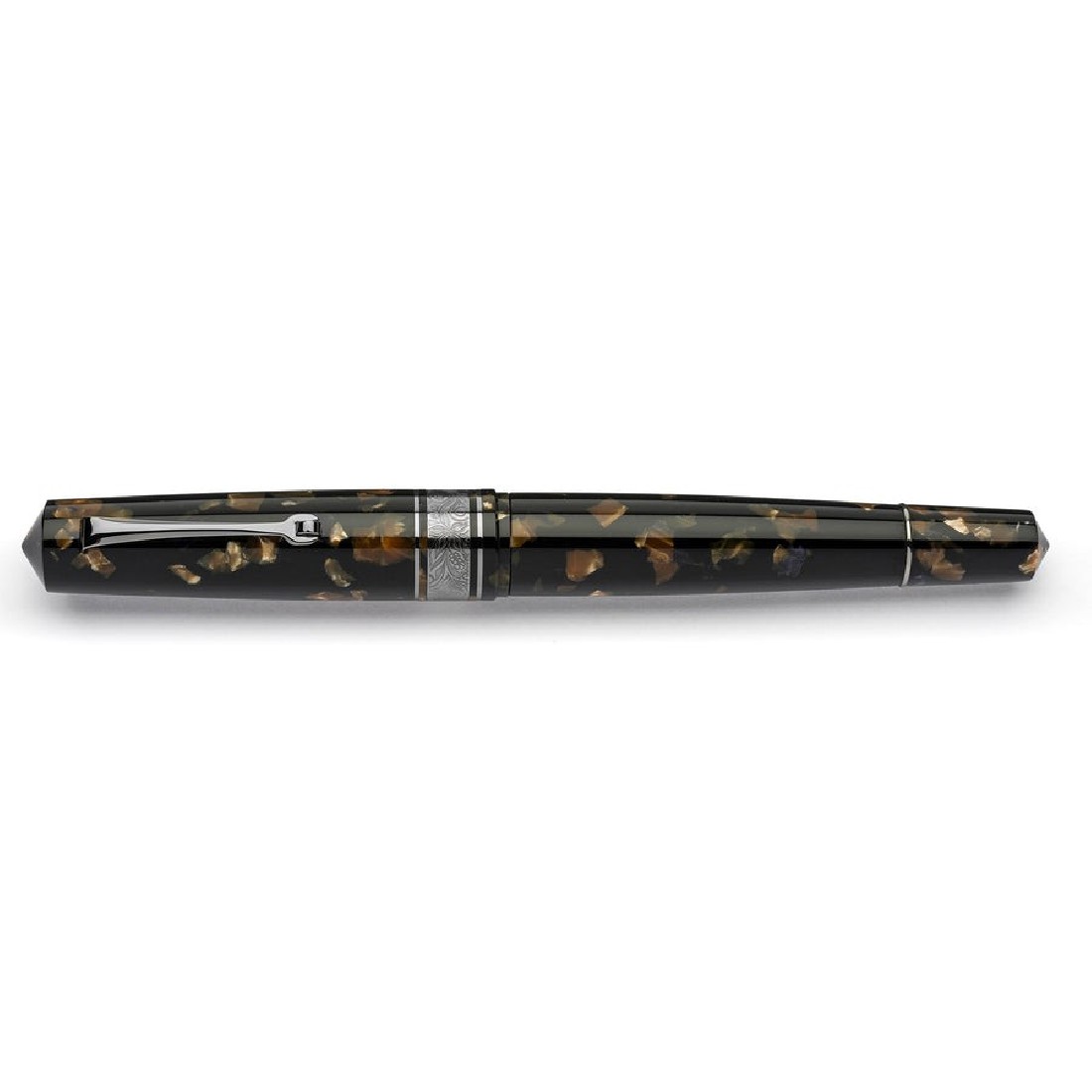Leonardo Officina Italiana Cinquantesimo 50th Federico Ruthenium trim Fountain Pen