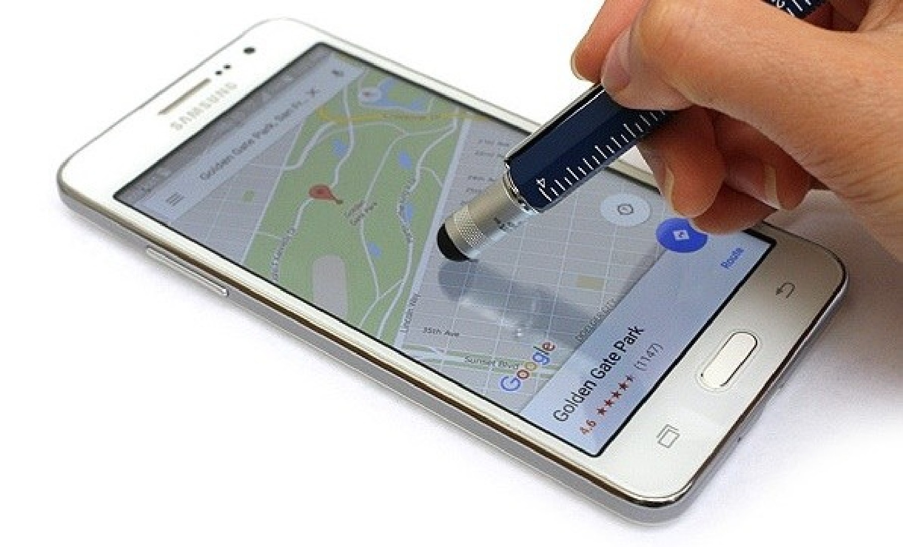 ONE TOUCH STYLUS 9 FUNCTION TOOL PENCIL NAVY BLUE MONTEVERDE