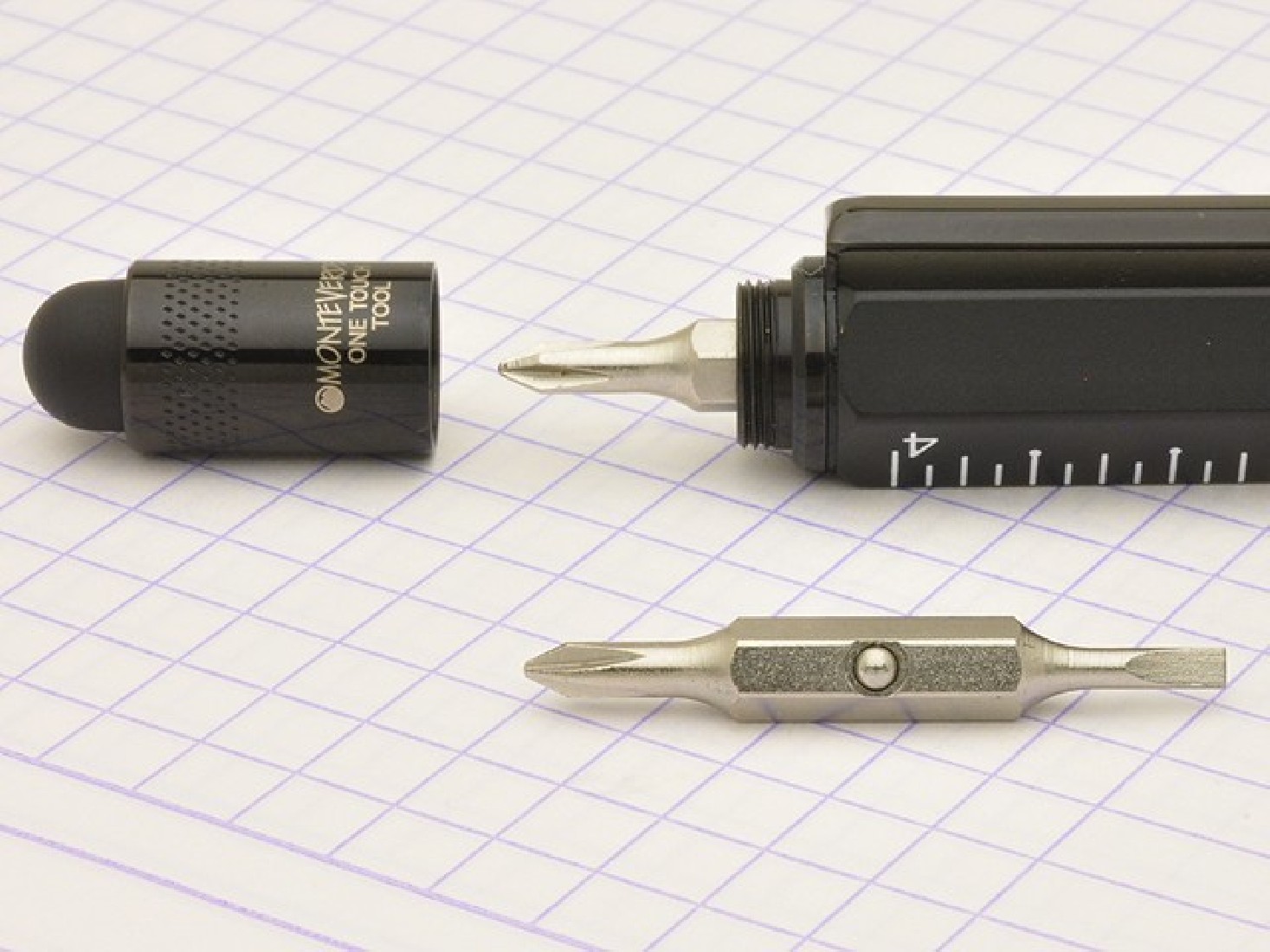 ONE TOUCH STYLUS 9 FUNCTION TOOL PENCIL BLACK MONTEVERDE pen