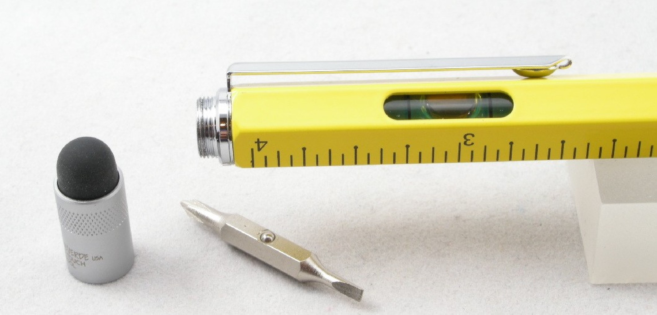 ONE TOUCH STYLUS 9 FUNCTION TOOL BALLPEN YELLOW MONTEVERDE M