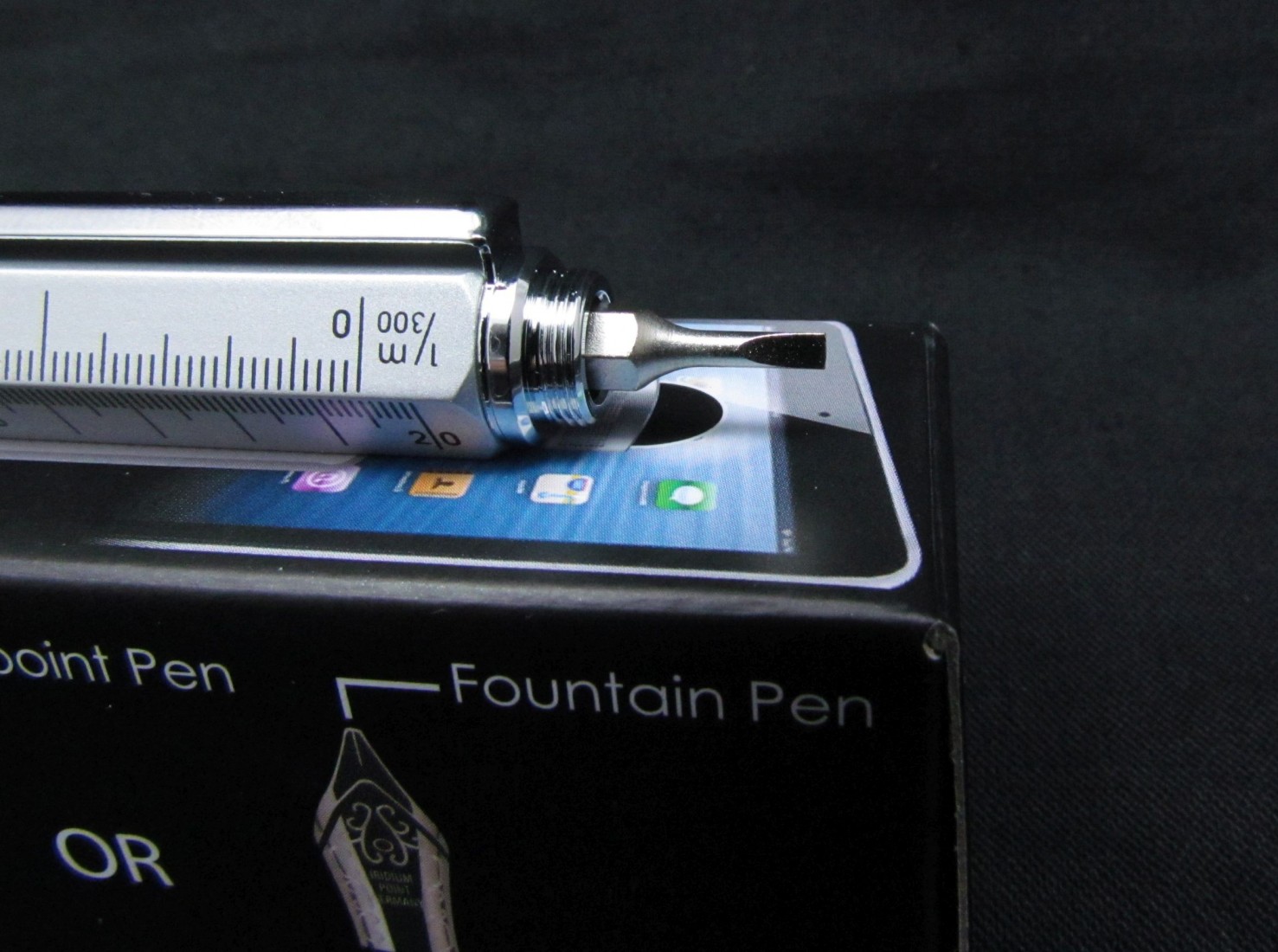 ONE TOUCH STYLUS 9 FUNCTION TOOL PEN GREY MONTEVERDE M