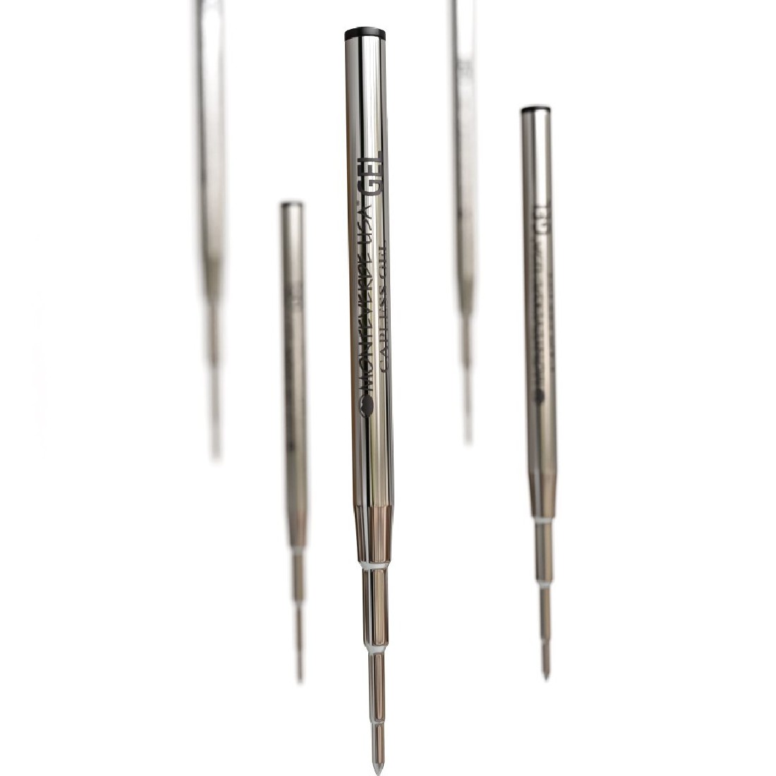 Monteverde Capless Gel Refill To Fit Montblanc Ballpoint Pens Fine, 2pcs, M422.