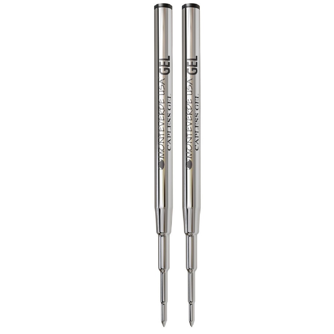 Monteverde Capless Gel Refill To Fit Montblanc Ballpoint Pens Fine, 2pcs, M422.