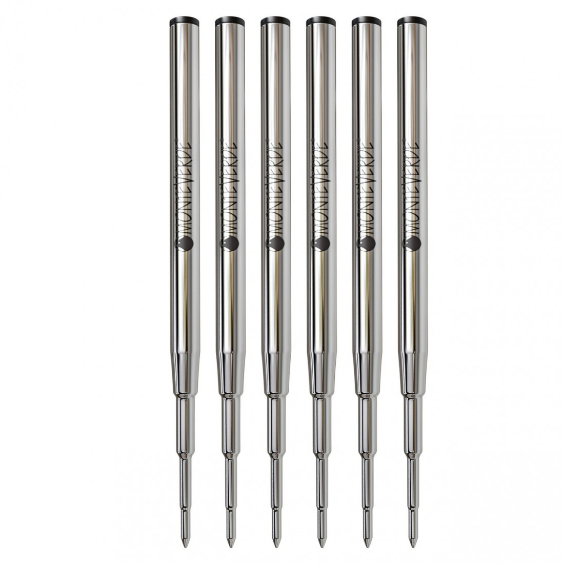 Monteverde USA Soft Roll Ballpoint Refill To Fit Montblanc Ballpoint Pens, Medium Point,  M133, 2pcs.