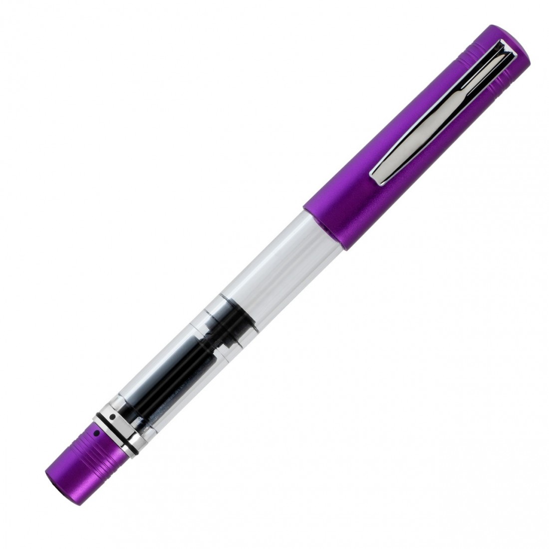 Monteverde USA MP1 Collectible Lock-It Piston Technology Fountain Purple Frost