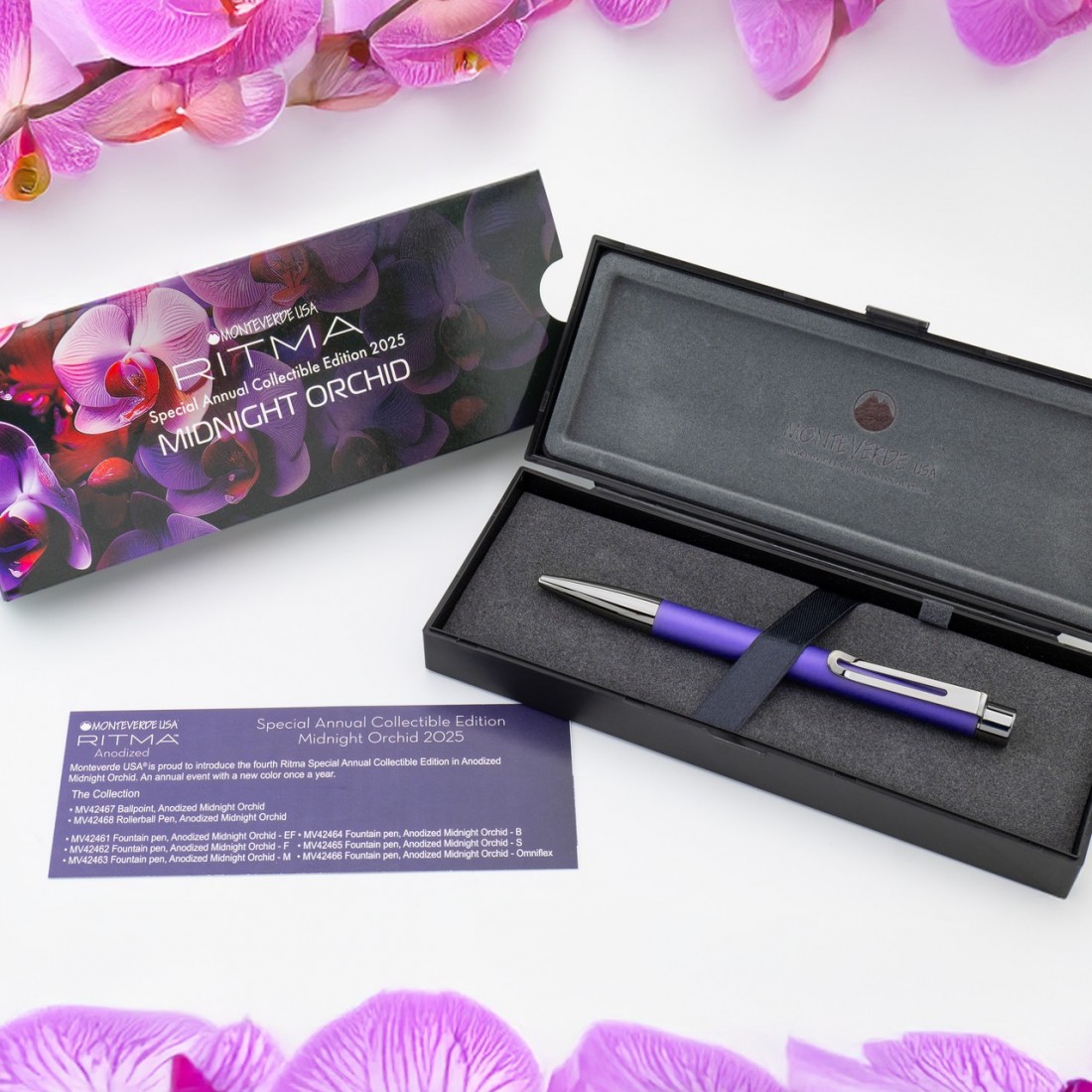 Monteverde USA Ritma Special Edition Midnight Orchid Ballpoint Pen