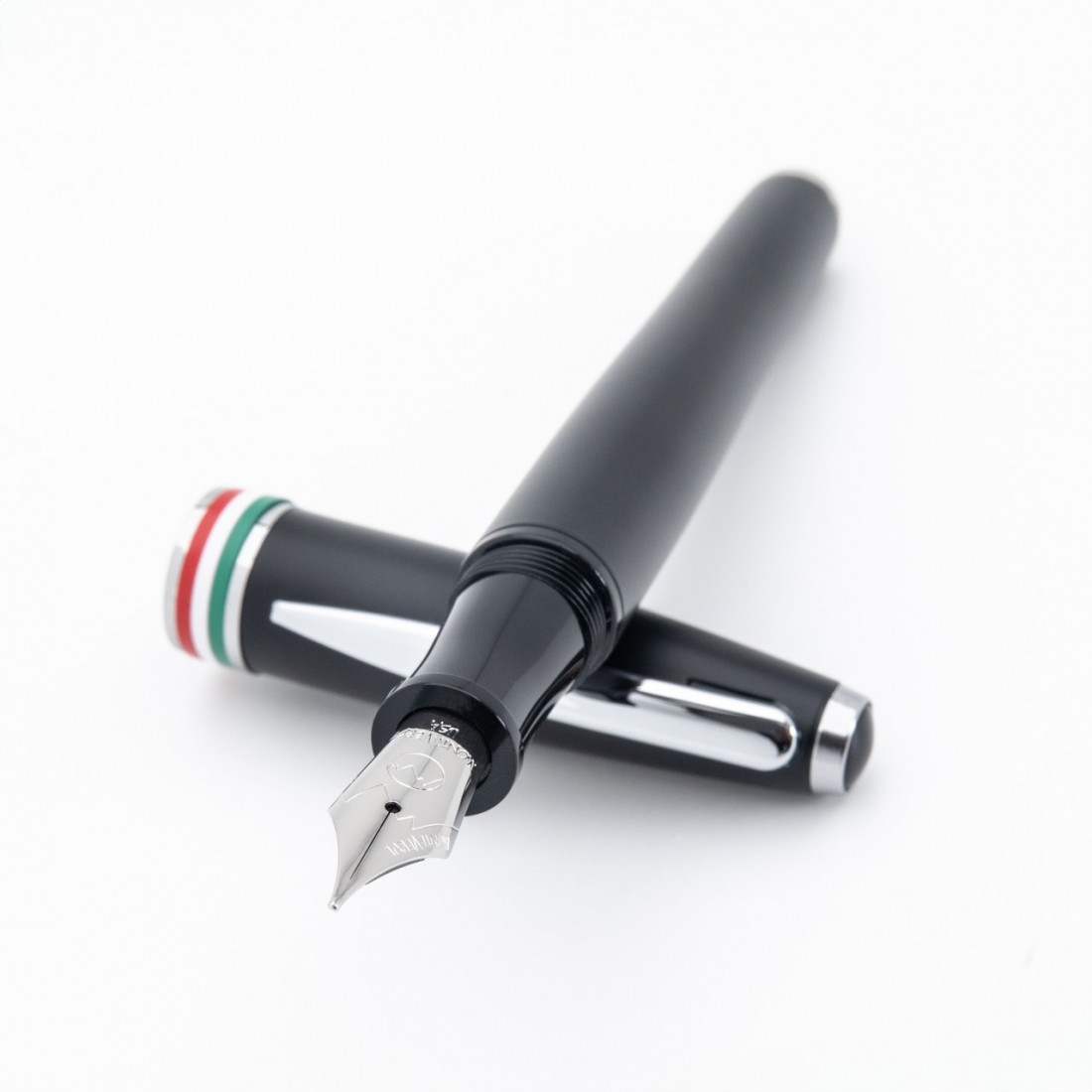 Monteverde USA Aldo Domani Italia Fountain Pen Matte Black MV59713