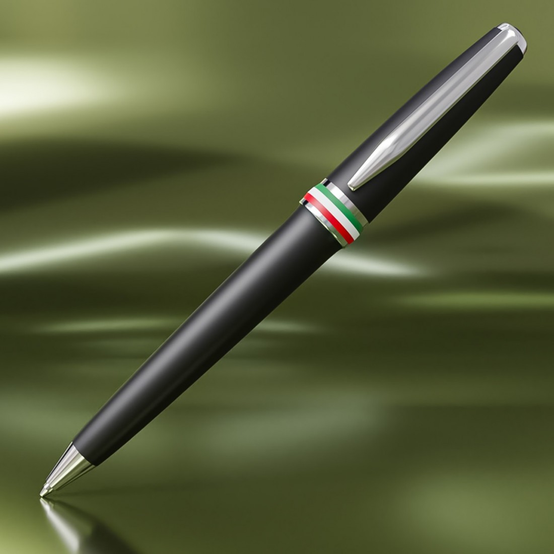 Monteverde USA Aldo Domani Italia Ballpoint Pen, Matte Black, MV59717