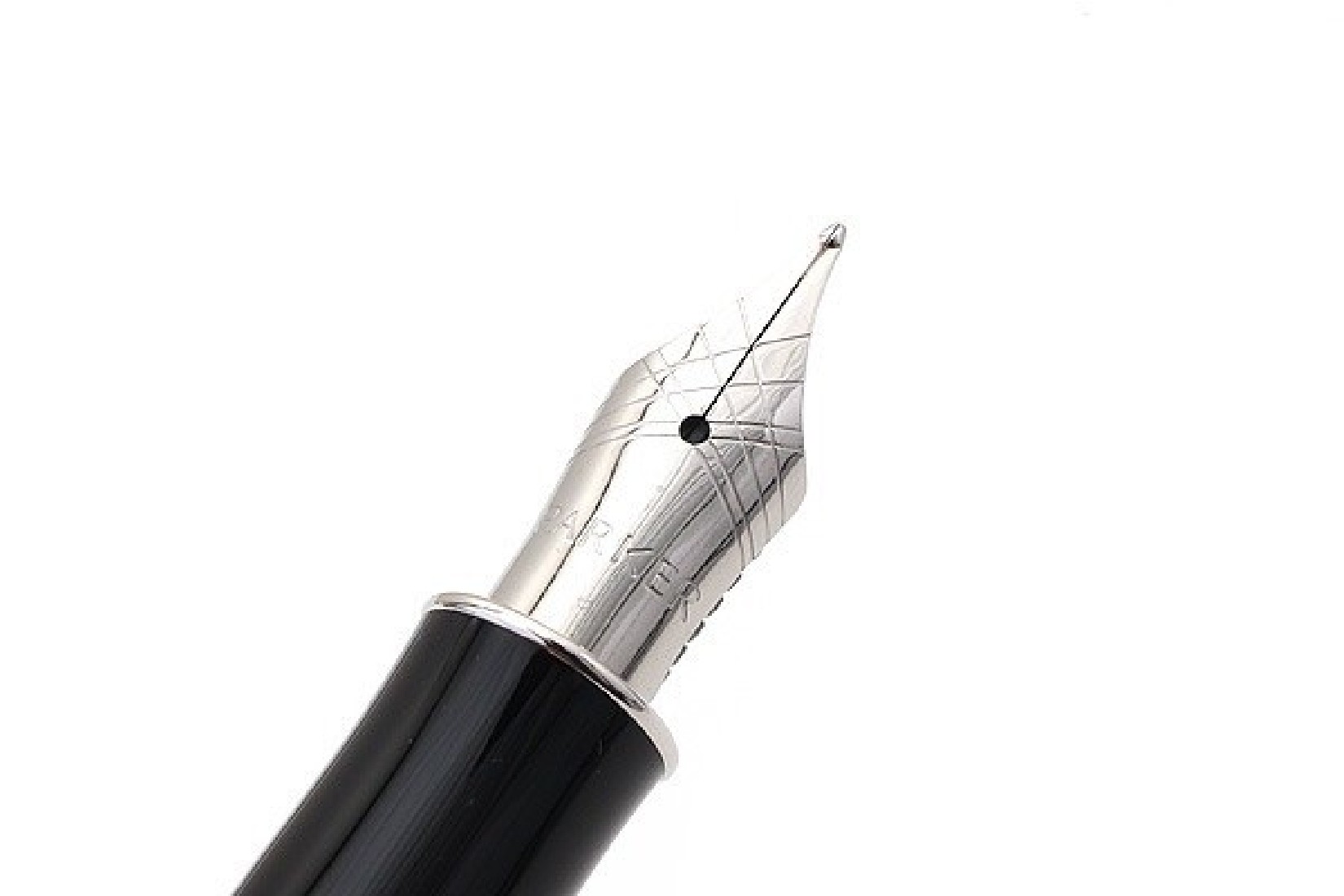 Parker Sonnet Blue Lacquer - Chrome Trim Steel Nib Fountain Pen