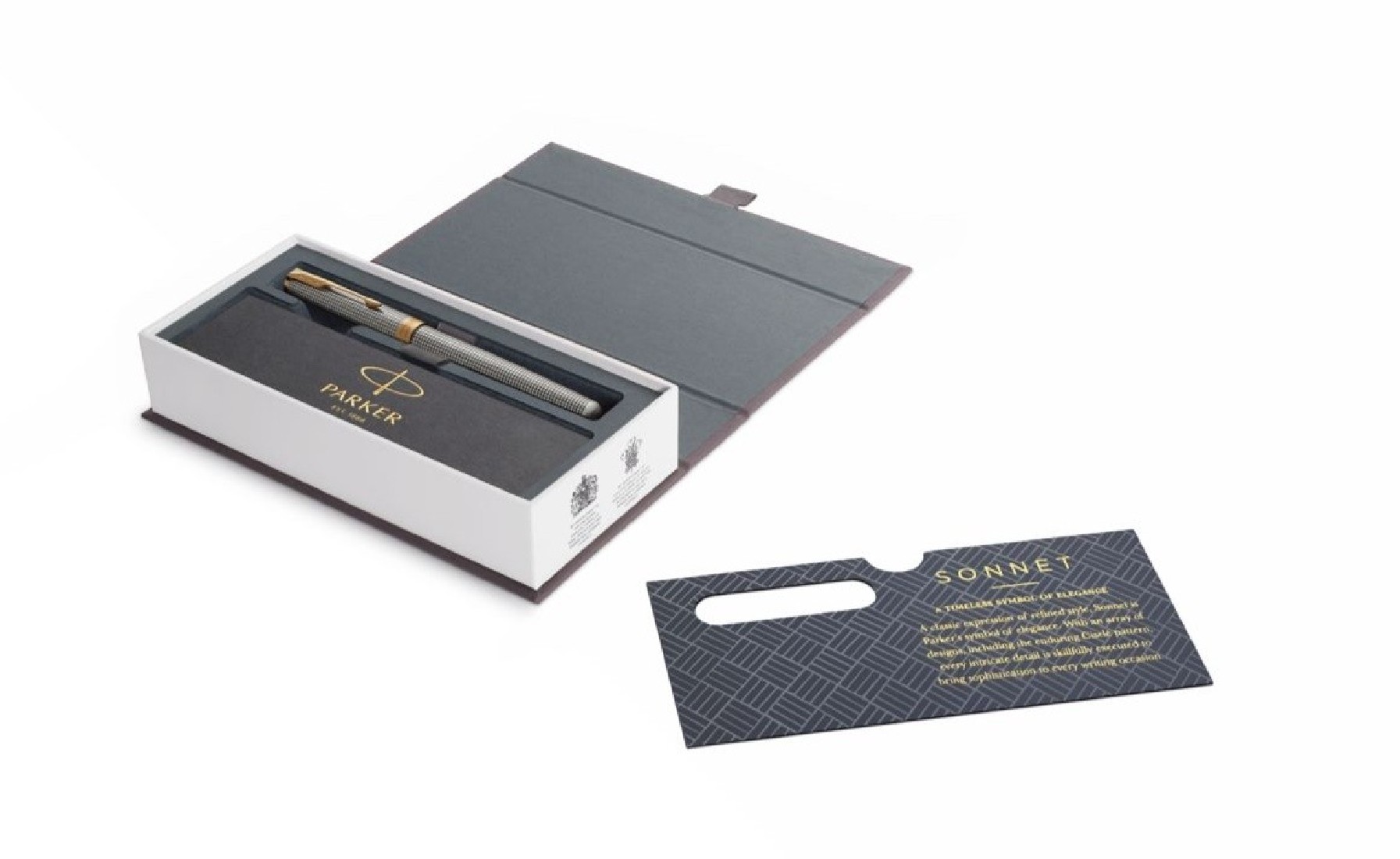 Parker Sonnet Cisele Silver Ballpoint Pen