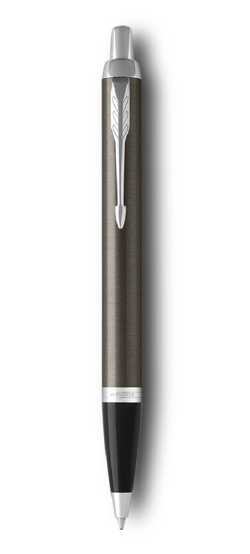 Parker IM Core Dark Espresso CT Set Rollerball and Ballpen