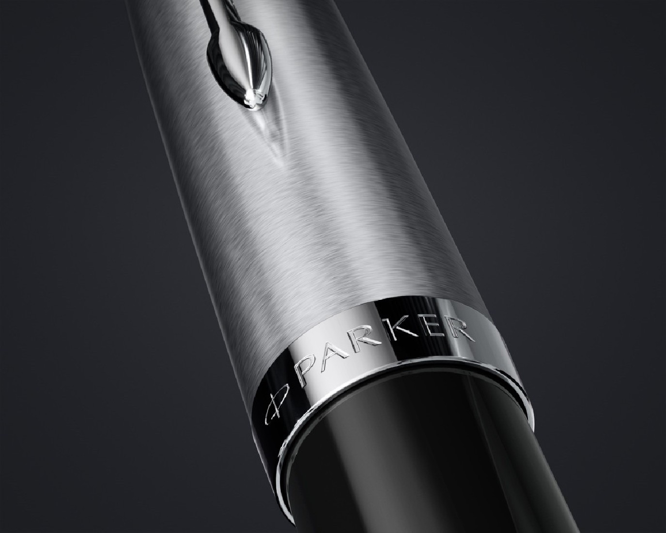 PARKER 51 BLACK RESIN CHROME TRIM FOUNTAIN PEN STEEL NIB