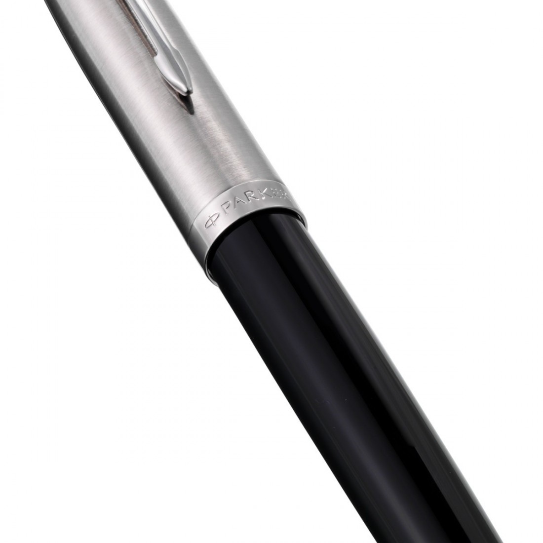 PARKER 51 BLACK RESIN CHROME TRIM FOUNTAIN PEN STEEL NIB