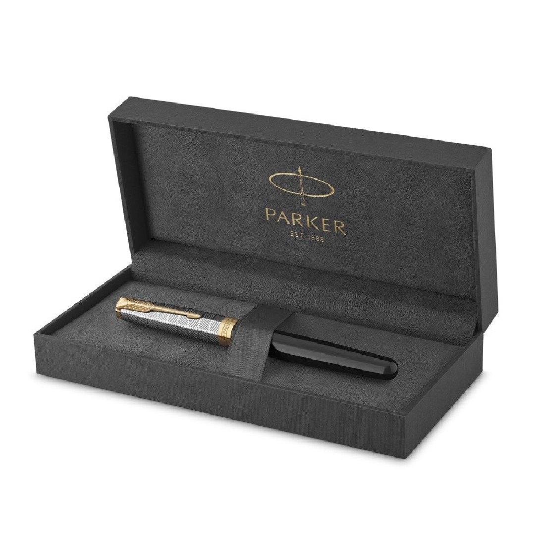 Parker Sonnet special edition 2021 Premium Metal Black GT nib 18k Fountain pen
