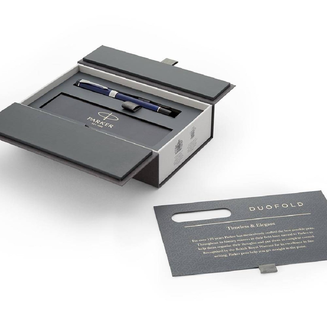 Parker Duofold International Rollerball, Classic Blue with Palladium Trim