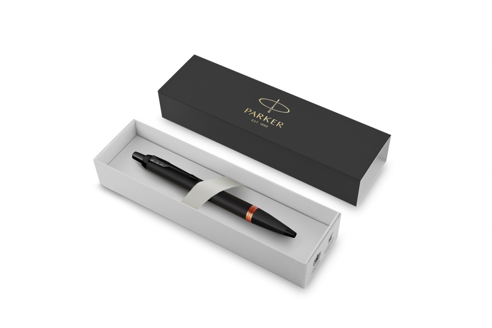 Parker IM Vibrant Rings Flame Orange Ballpoint Pen