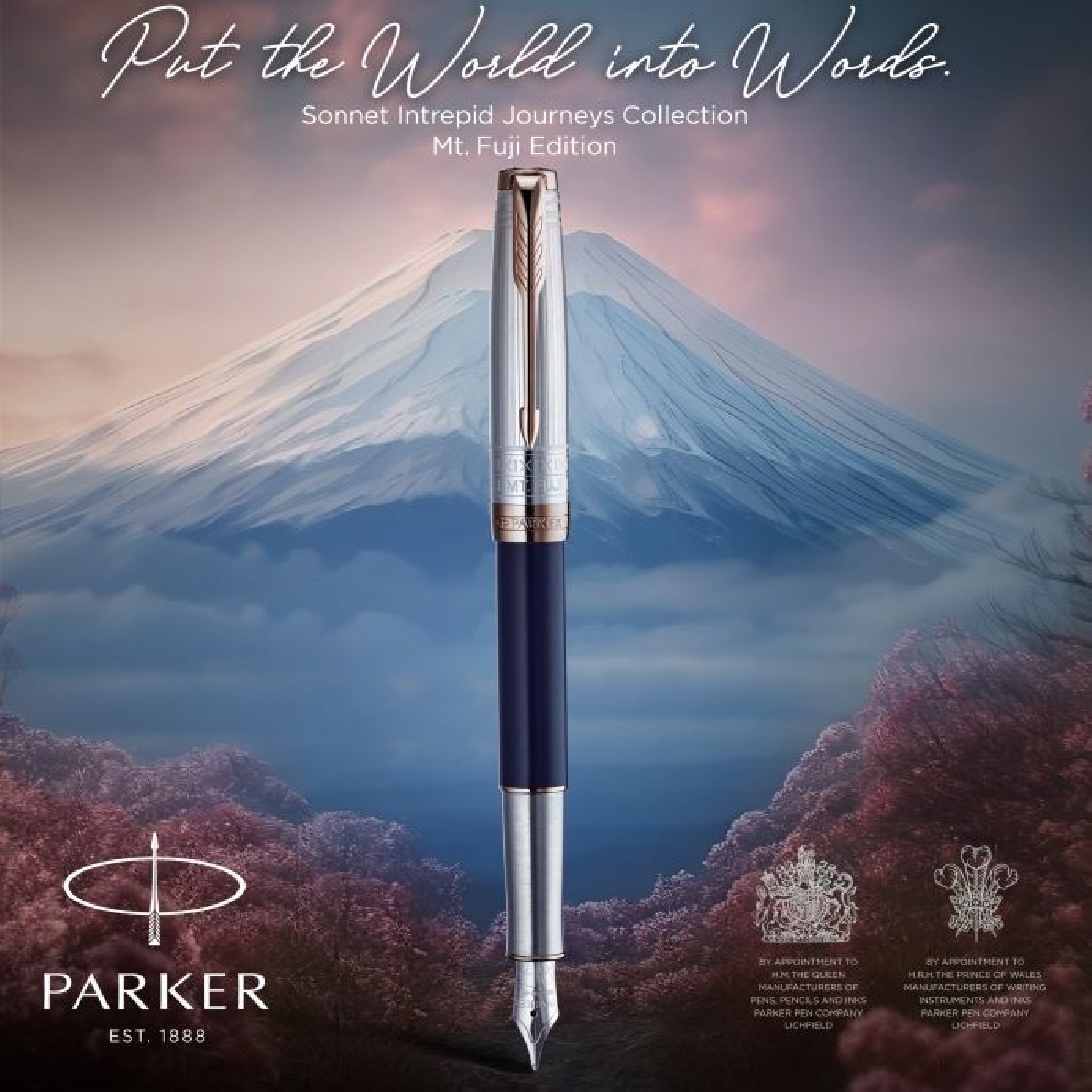 Parker Sonnet Special Edition 2023 Mountain Fuji Nib 18K Fountain Pen