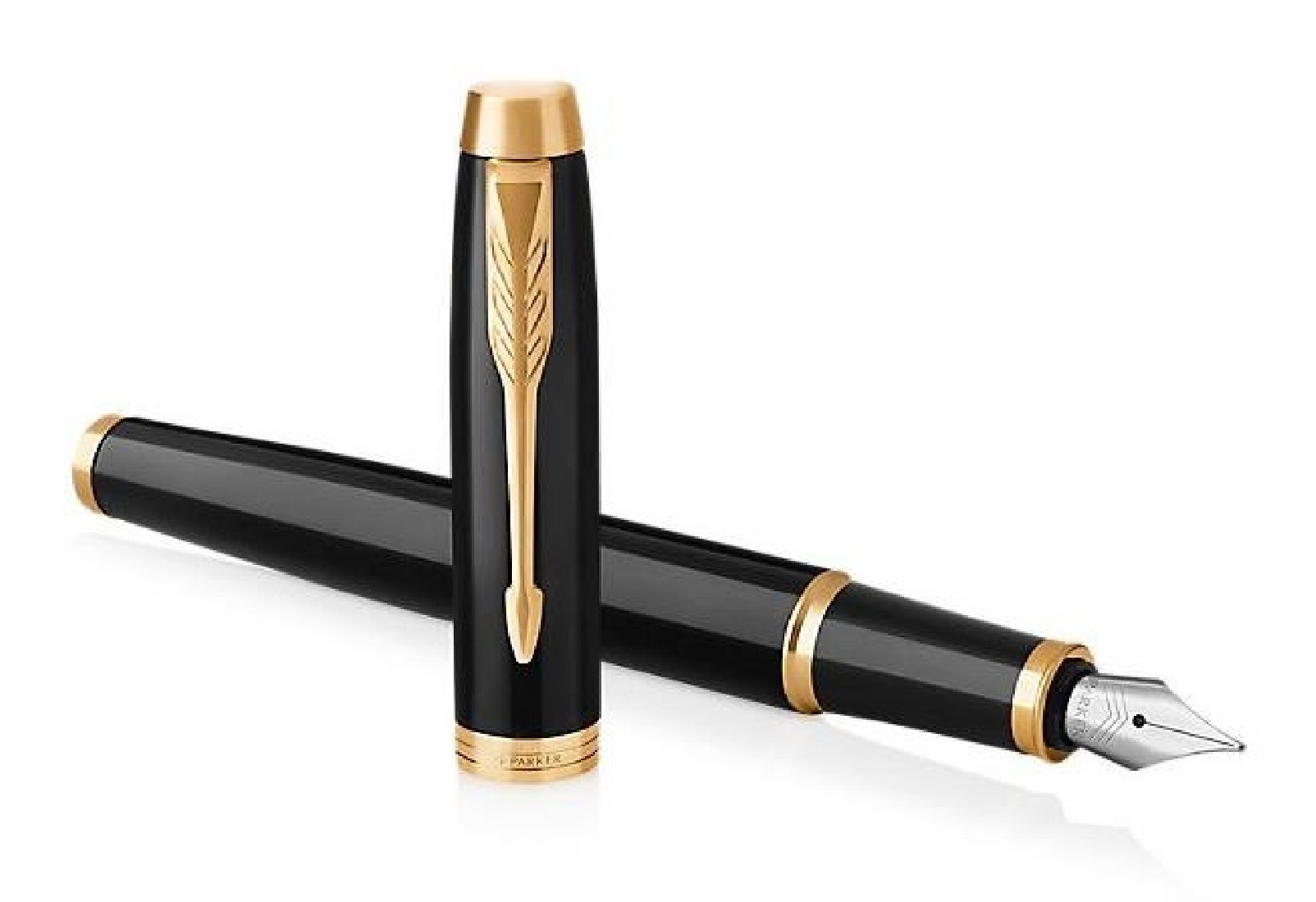 Parker IM Core Black GT Set Fountain pen and Notebook P