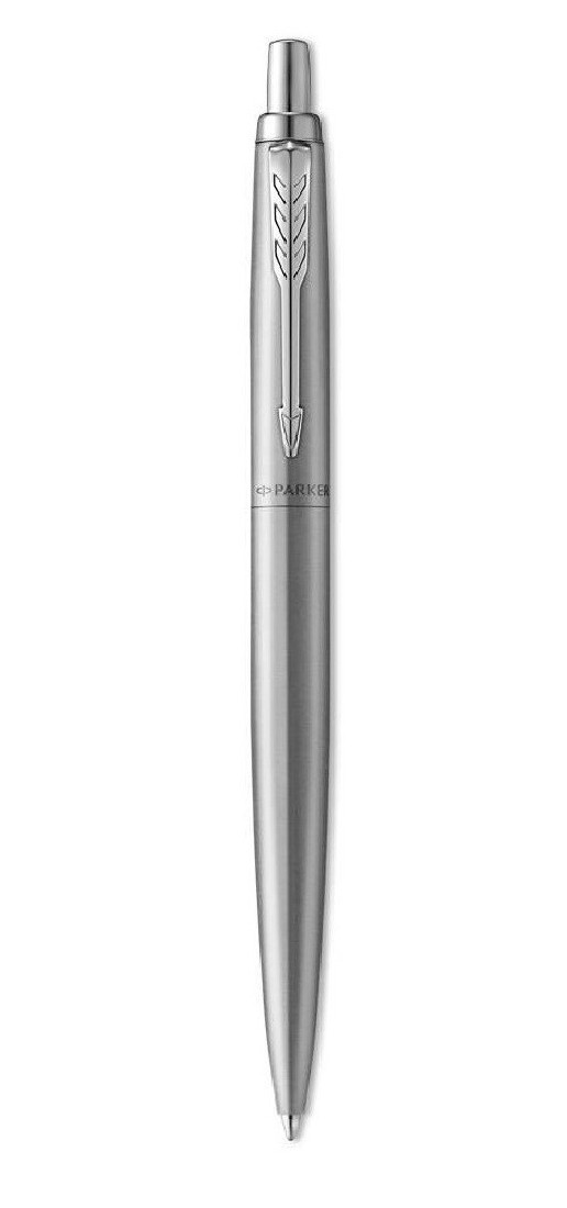 Parker Jotter XL Monochrome stainless steel Ballpen and Black Pouch