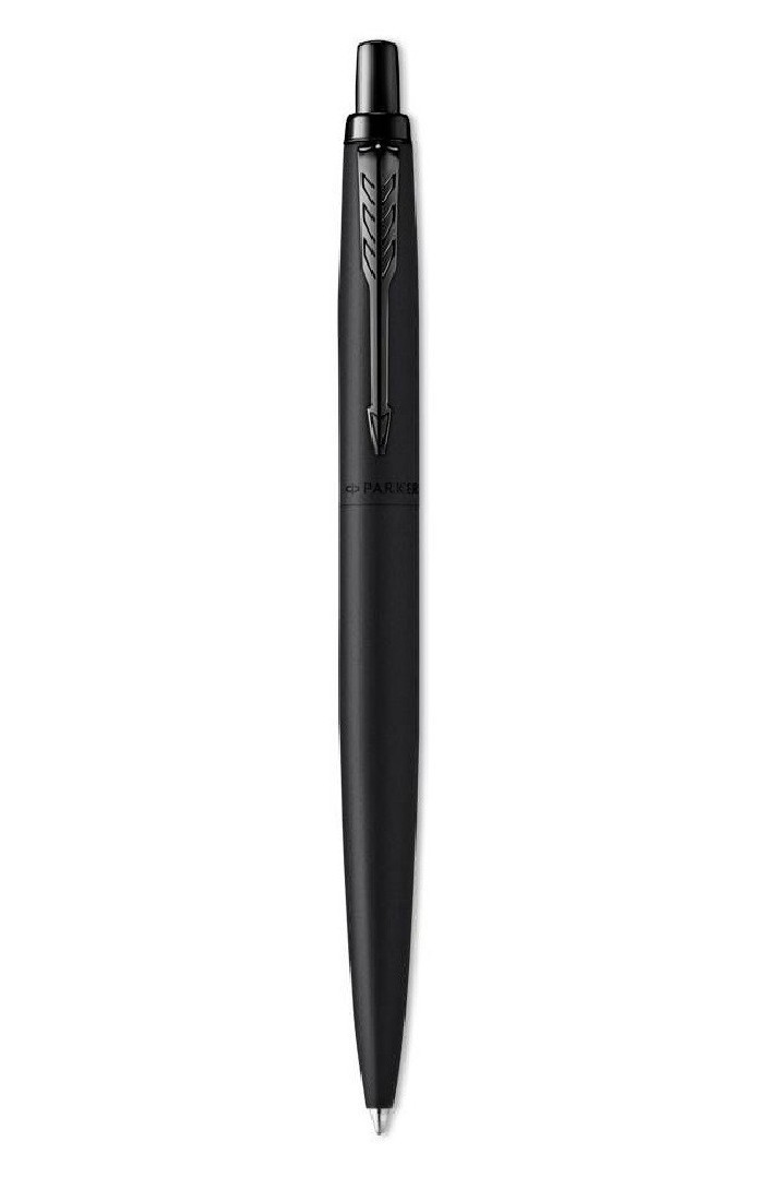 Parker Jotter XL Monochrome matte black ballpen and Black Pouch P