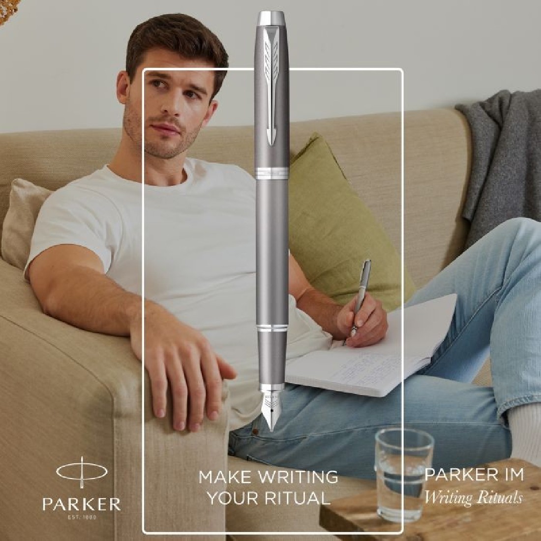 Parker IM Rituals Grey Fountain Pen
