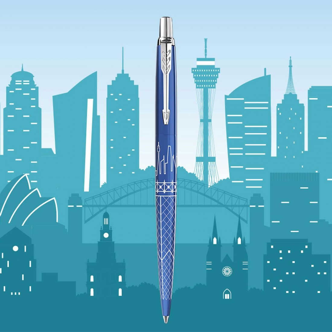 Parker Jotter Special Editon Global Icons Sydney Blue CT Ballpen