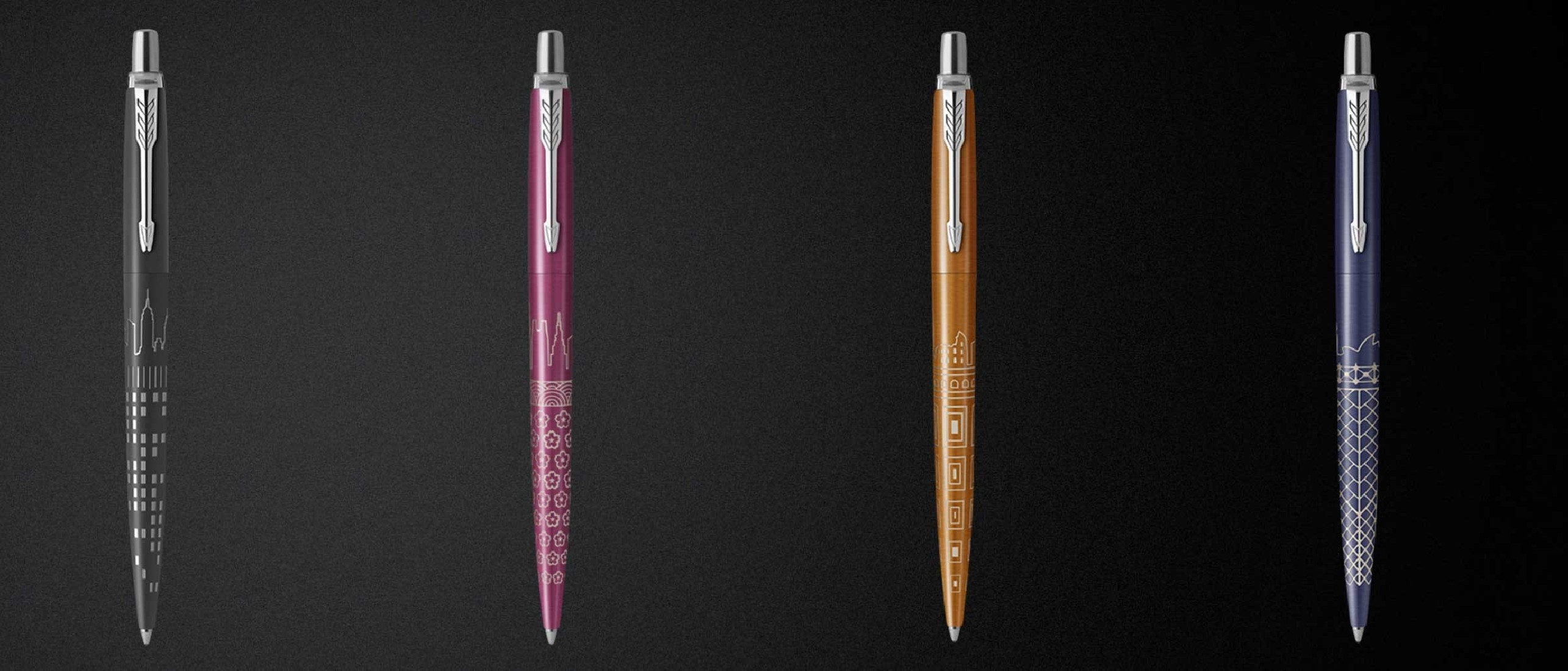 Parker Jotter Global Icons Collectors Bundle (Including Free Collectors Discplay)