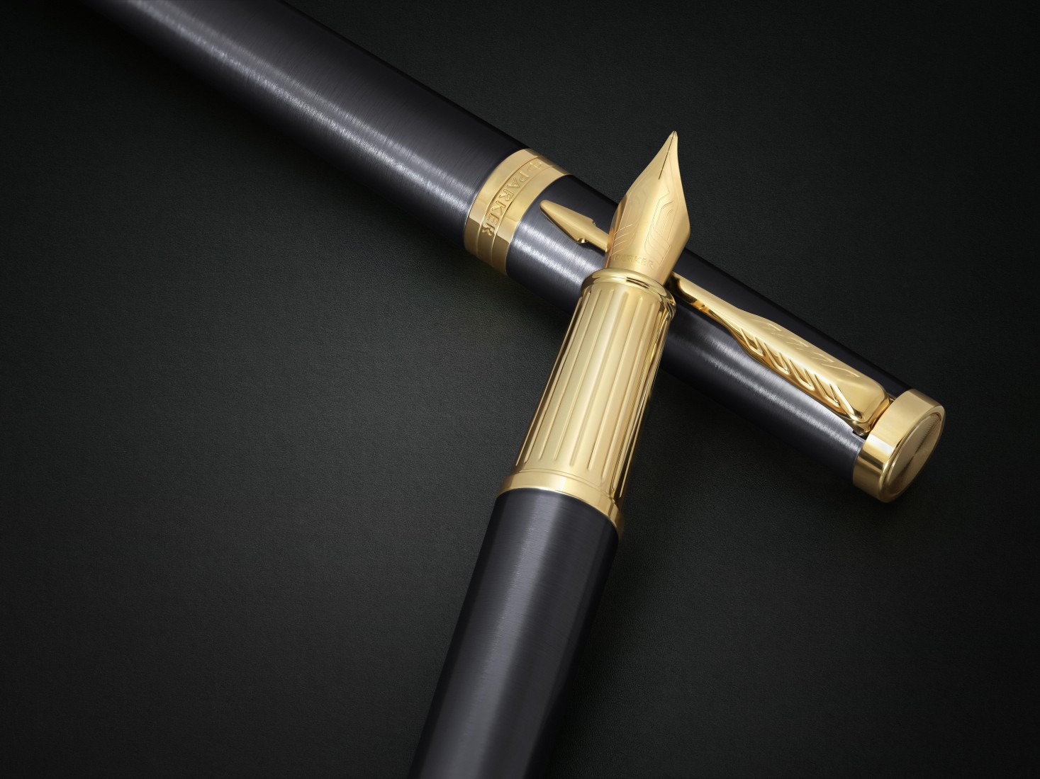 Parker Ingenuity Grey GT Fountain Pen