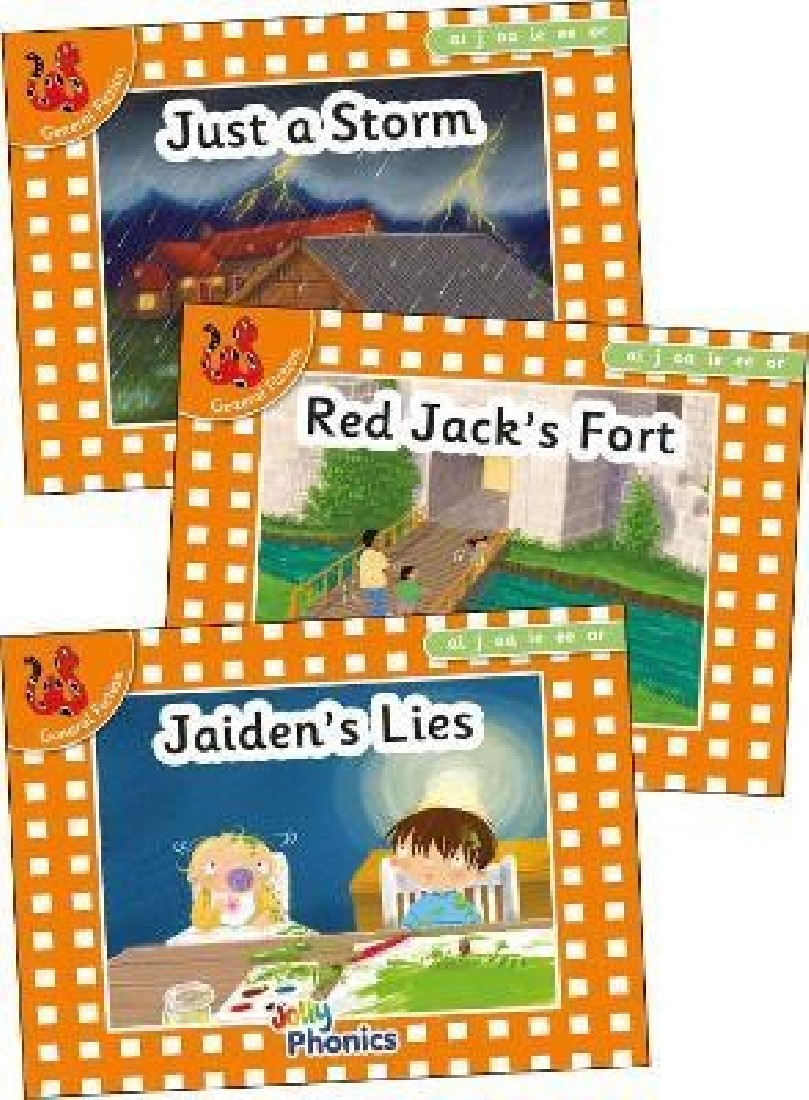 JOLLY PHONICS ORANGE LEVEL READERS SET 4