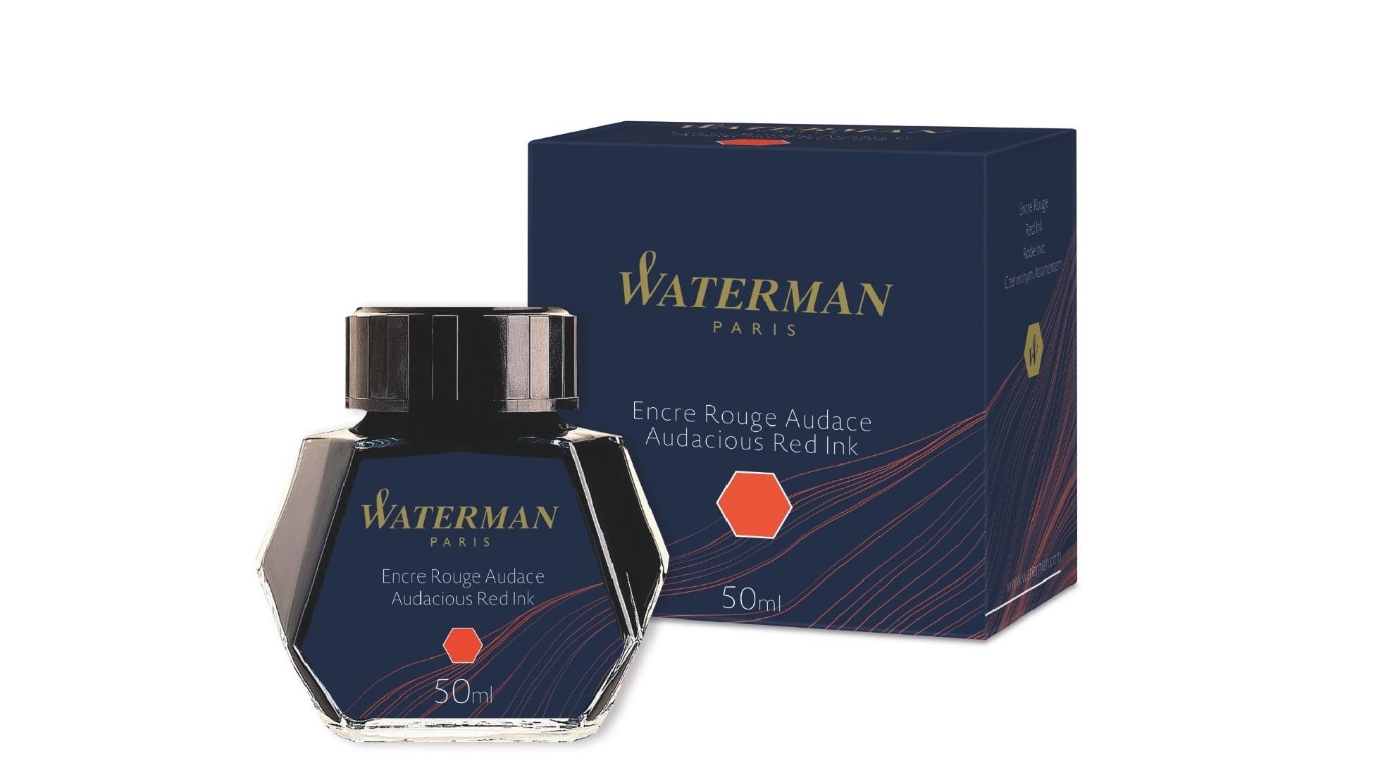 Waterman ink 50ml bottle Red