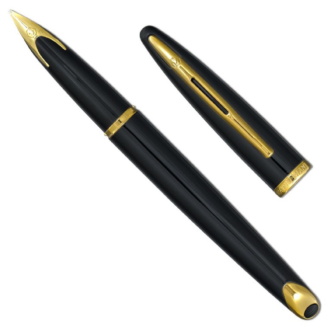 Waterman Carene Lacquer Black GT Fountain Pen