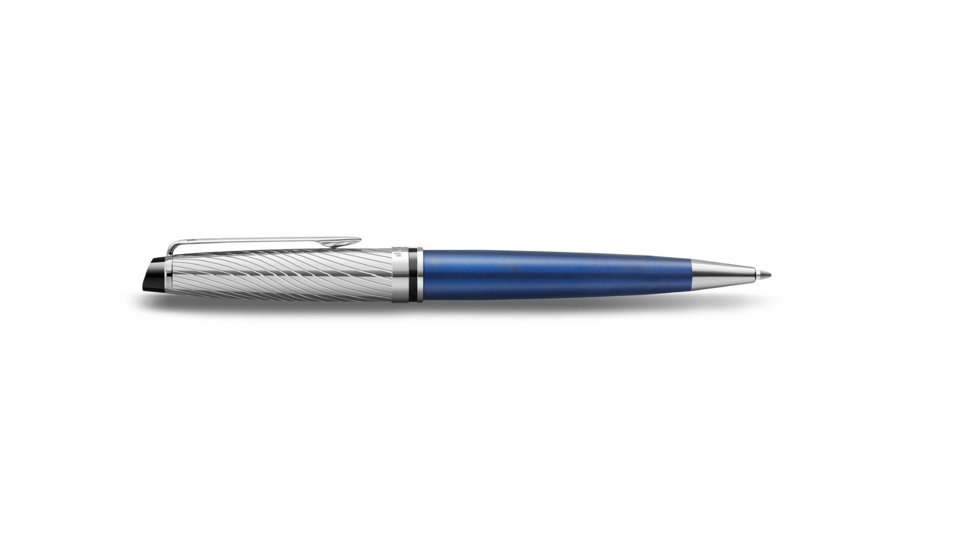 Waterman Expert Deluxe Metallic Blue Lacquer CT ballpoint pen