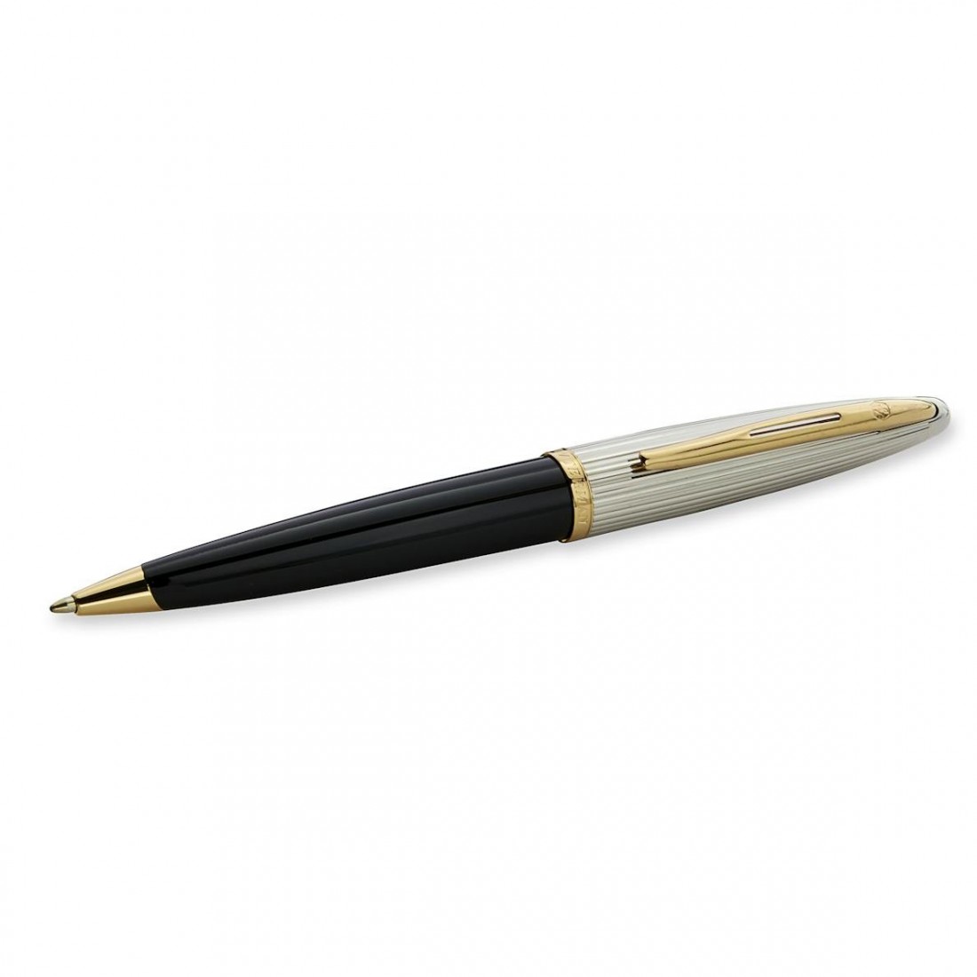 Waterman Carene Deluxe black & silver ballpen