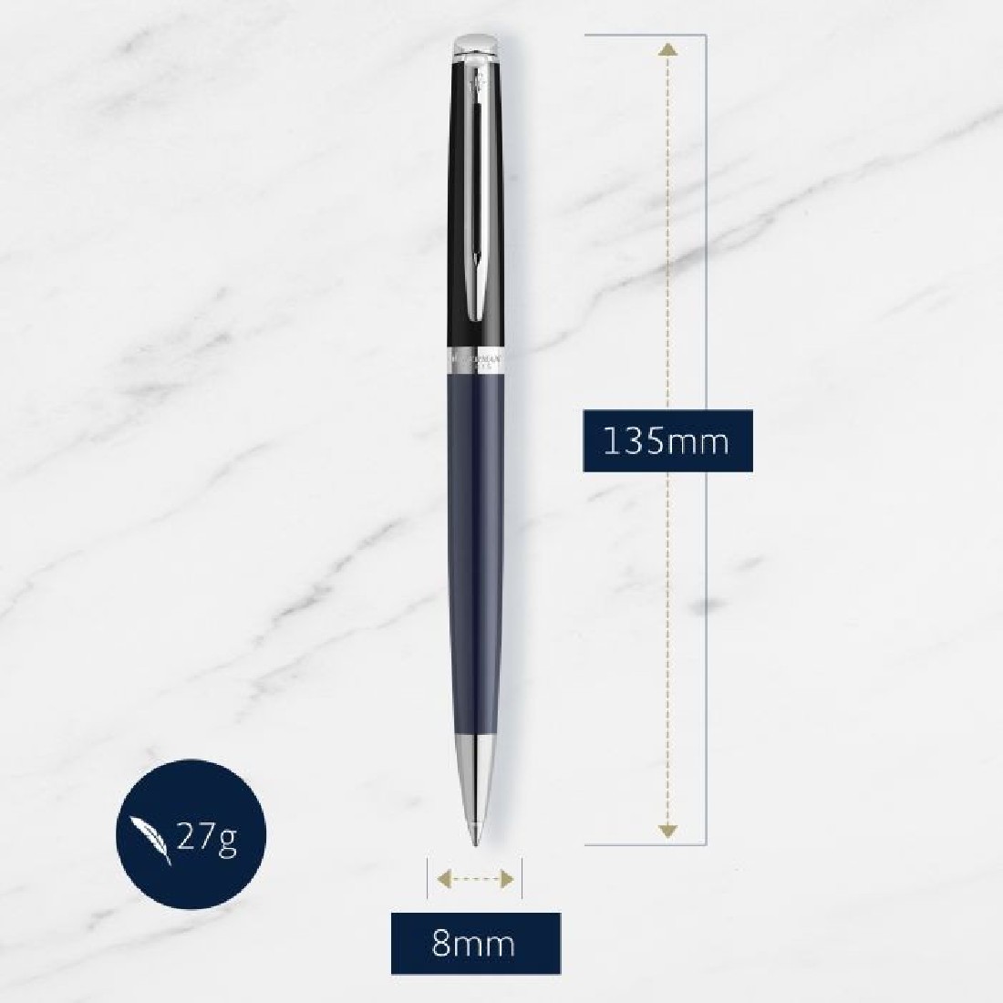 Waterman Hemisphere Colour Block Black-Blue Ballpen