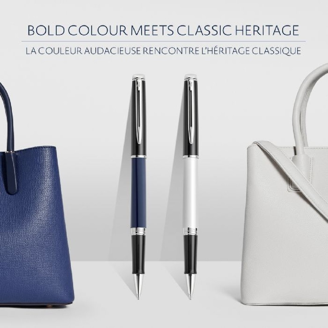 Waterman Hemisphere Colour Block Black-White Rollerball