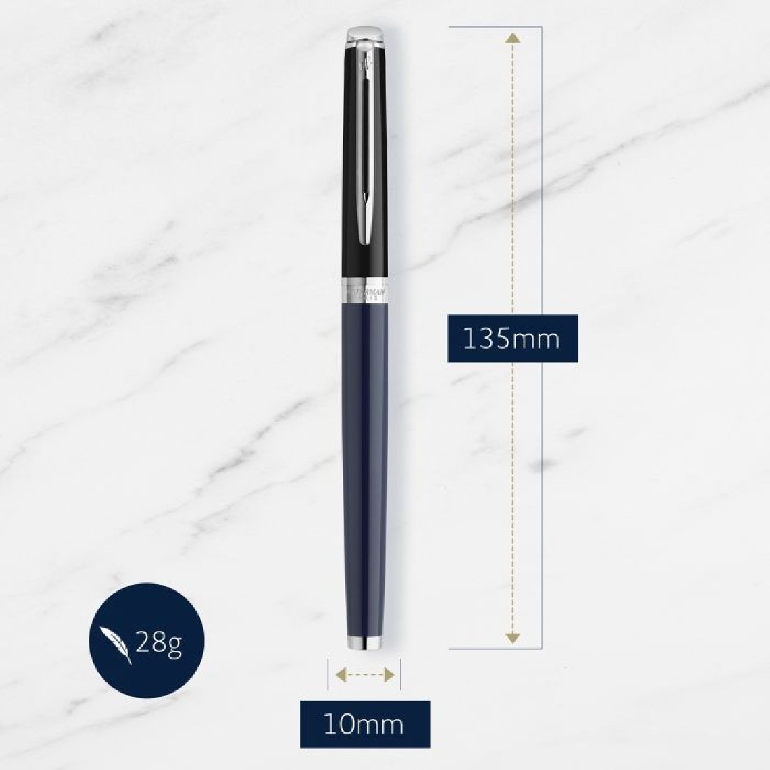 Waterman Hemisphere Colour Block Black-Blue Fountain Pen
