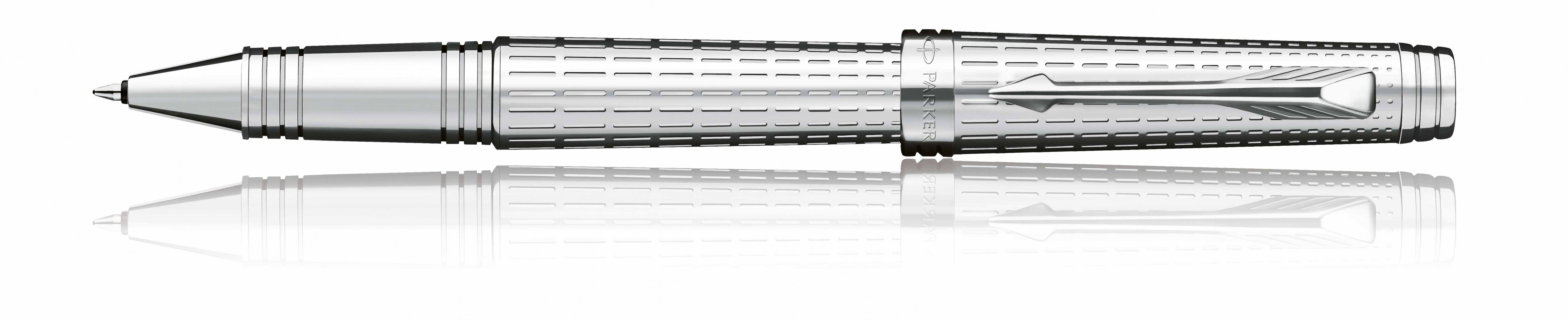 PARKER PREMIER DELUXE SILVERY ST ROLLER BALL S0887990
