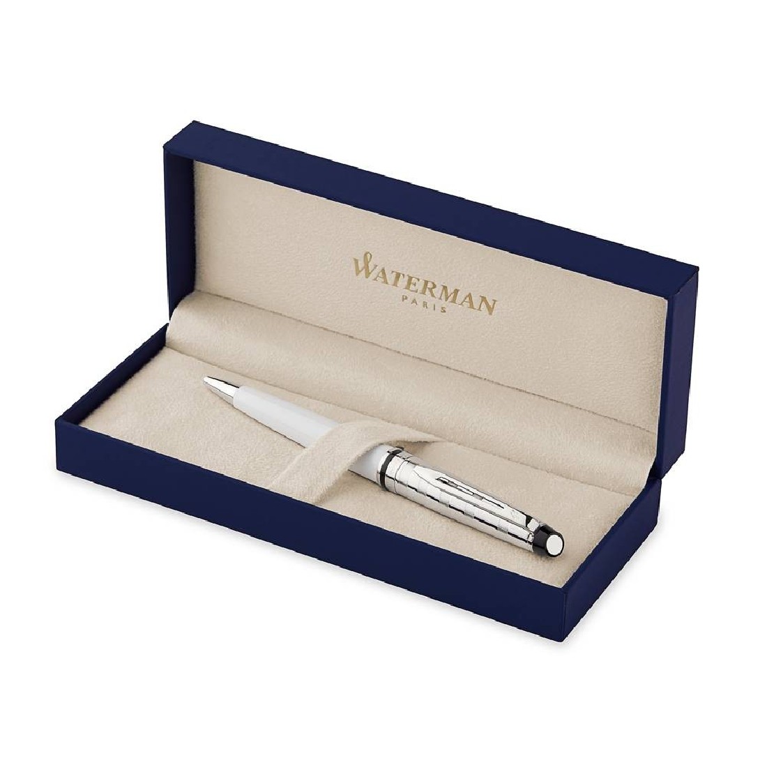 Waterman Expert 3 Deluxe White CT Ballpen