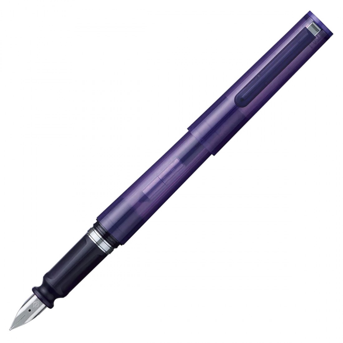 Sailor Compass Tuzu Clear Violet Fountain Pen with converter 12-0541