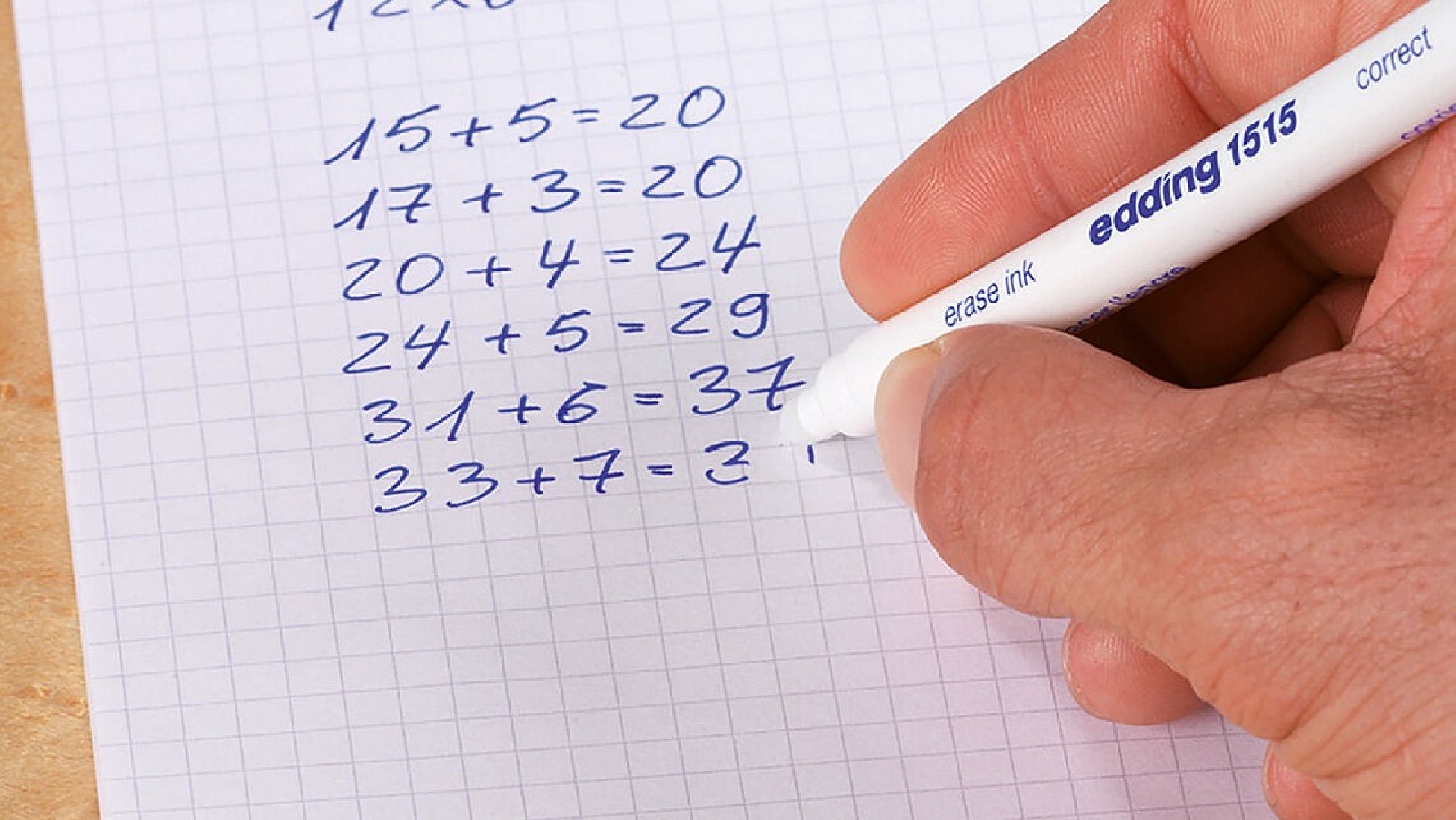 Erase & correct  ink, 1515,  for fountain pens, Edding