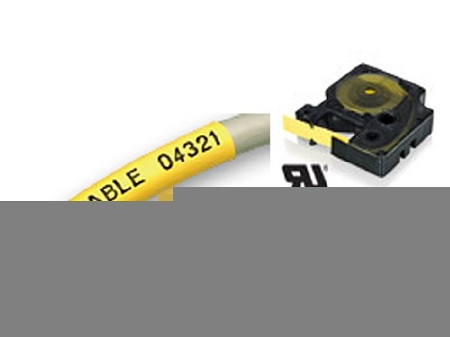 DYMO RHINO 12MM X 1.5Μ ΗΕΑΤ SHRINK TUBE YELLOW D18056